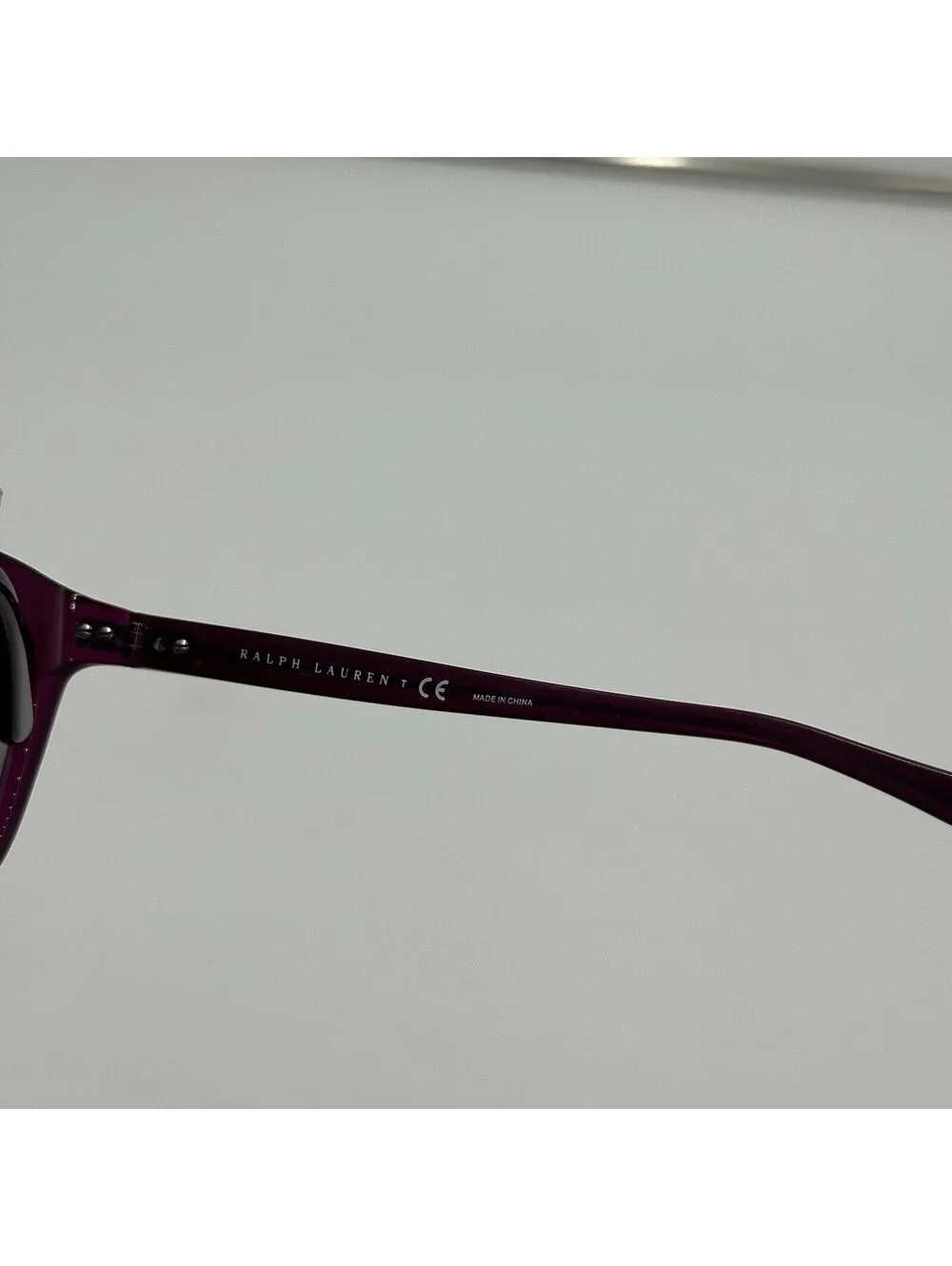 RALPH LAUREN RL 8105 5408 8H TRANSPARENT PURPLE  Eyeglasses 56.17 135 sunglasses